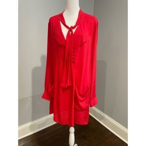 Red BCBG Size L Straight dress